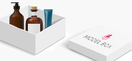 Receive Model Boxes & Enjoy the Products